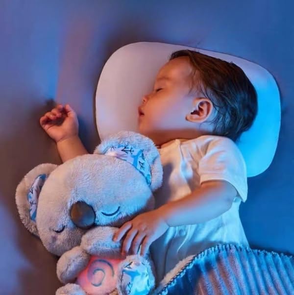 Koala de Peluche con Respiración, Luz y Sonido – Compañero de Sueño para Bebés