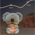 Koala de Peluche con Respiración, Luz y Sonido – Compañero de Sueño para Bebés